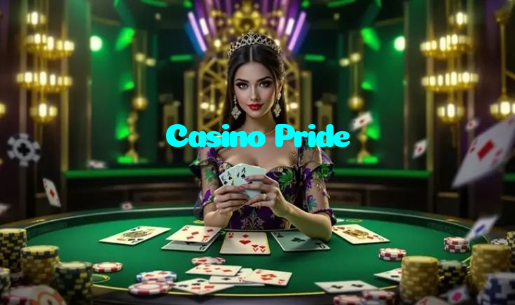 Casino Pride casino presented on mobile device in Pakistan with slots and live games